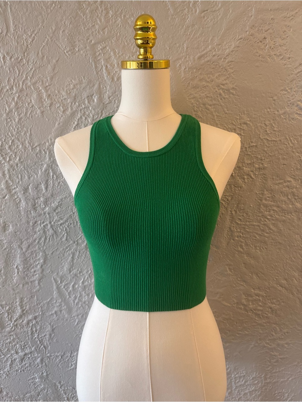 Boutique Ribbed Crop Top